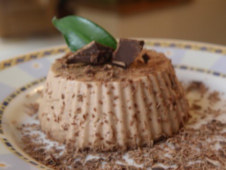 Csokoládés panna cotta