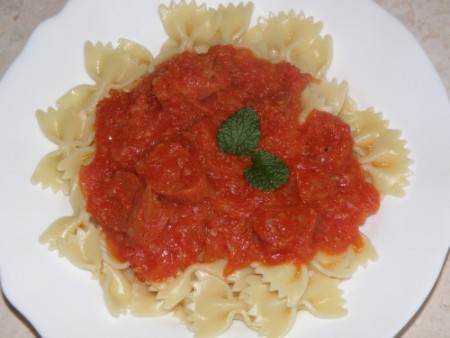 Gyors paradicsomos tészta