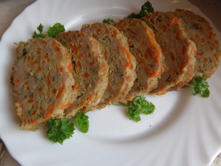 Zöldséges pulyka sütőbe sütve